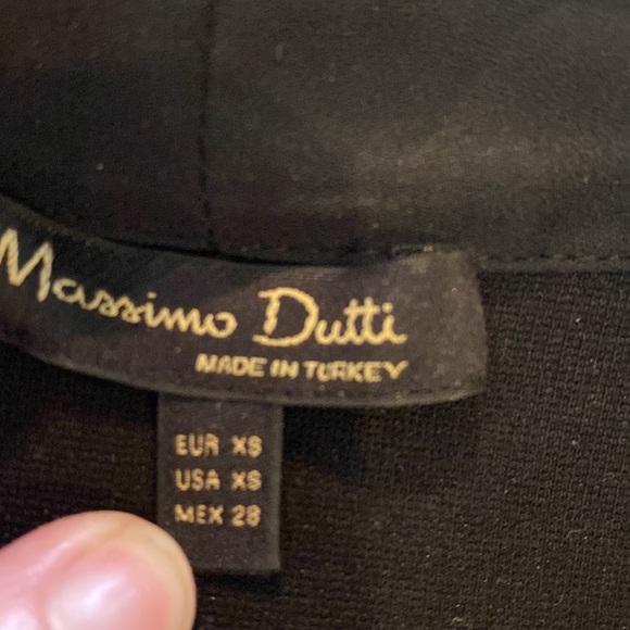 Massimo Dutti Black Cocktail Dress XS - Picture 4 of 10